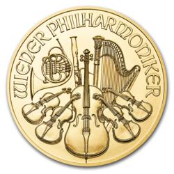 2 x 1 ounce Gold Philharmonic - Roll of 10 - 2018