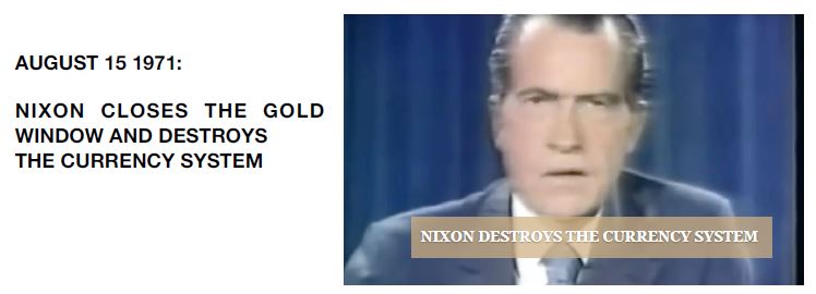Nixon closes gold window